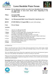 Subject: Lower Burdekin Initiative (LBI) Coordination meeting 26 March 2002