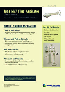 Product Code: PLUS  Ipas MVA Plus Aspirator ®  For uterine evacuation