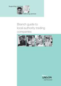 Supporting members  Defending services Branch guide to local authority trading