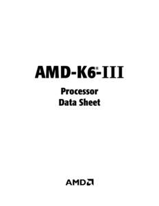 Central processing unit / CPU cache / Cache / Computer memory / Advanced Micro Devices / 3DNow! / Memory type range register / Control register / Joint Test Action Group / Computing / Computer architecture / Computer hardware