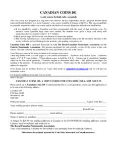 Microsoft Word - Canadian Coins 101 application form Revised for RCNA.doc