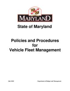 Fleet Managers Manual July 2010