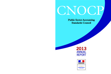CNOCP Public Sector Accounting Standards Council 2013 ANNUAL