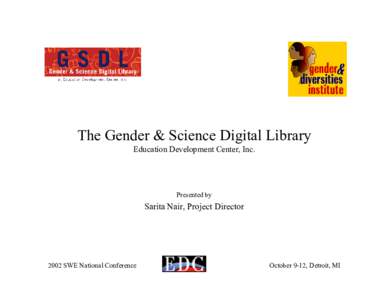 The Gender & Science Digital Library