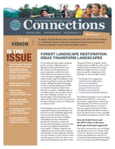 Connections International Model Forest Network News Landscapes  OUR