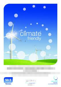 This certificate is in recognition that 50.5 tonnes of greenhouse gas emissions have been offset by:  Global Carbon Project - International Project Office in Canberra09 Climate Friendly has retired the eq