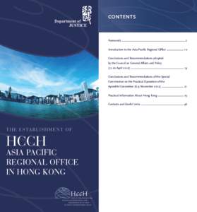 CONTENTS  Forewords Introduction to the Asia-Pacific Regional Office  2