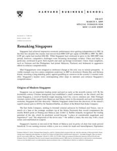 Microsoft Word - Remaking Singapore[removed]FINAL CLEAN.doc