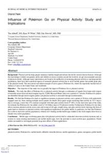 JOURNAL OF MEDICAL INTERNET RESEARCH  Althoff et al Original Paper