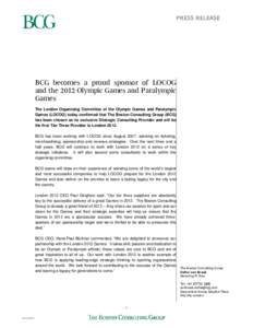 Microsoft Word - LOCOG and BCG draft press release[removed]doc