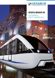 People Mover P8 Light Monorail for City Transportation