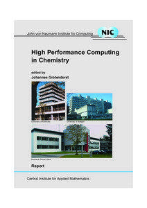 John von Neumann Institute for Computing  High Performance Computing