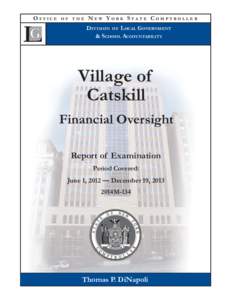 Village of Catskill - Financial Oversight