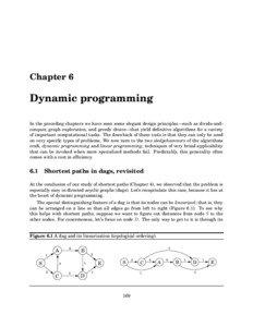 Chapter 6  Dynamic programming
