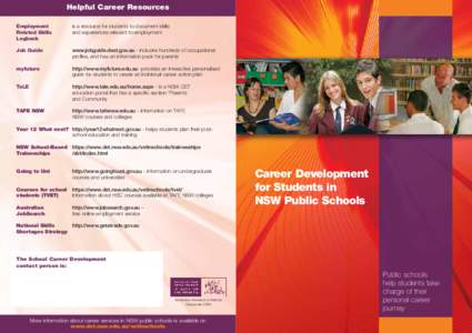 Helpful Career Resources Employment Related Skills Logbook  is a resource for students to document skills