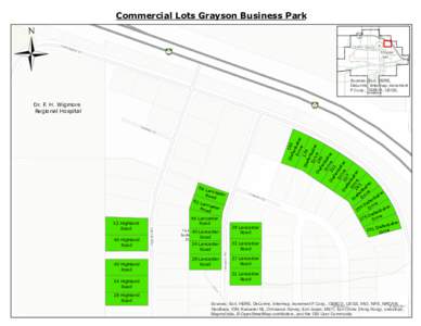 Commercial Lots Grayson Business Park  Ü Sources: Esri, HERE, DeLorme, Intermap, increment