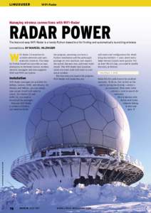 LINUXUSER  WiFi-Radar Managing wireless connections with WiFi-Radar