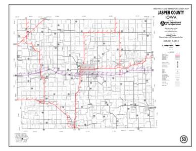 HIGHWAY AND TRANSPORTATION MAP  Y ASPERCOUNT J
