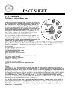 Microsoft Word - Selfridge Fact Sheet