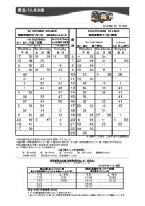 2012年6月11日 改訂 for SHONAN VILLAGE 湘南国際村センター行 from Shioiri Station