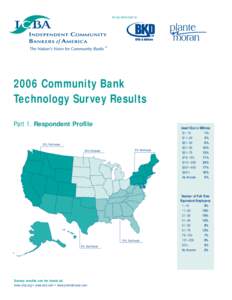 Survey Sponsored by:  2006 Community Bank Technology Survey Results Part 1. Respondent Profile 10% Northwest