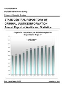 State of Alaska  Department of Public Safety  Division of Statewide Services  STATE CENTRAL REPOSITORY OF  CRIMINAL JUSTICE INFORMATION 