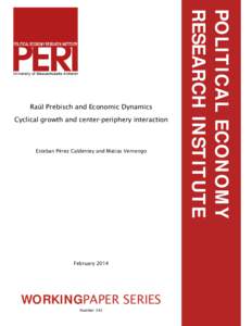Raul Prebisch and Economic DynamicsWords