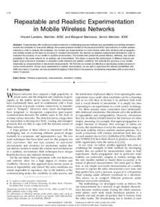 1718  IEEE TRANSACTIONS ON MOBILE COMPUTING, VOL. 8, NO. 12,
