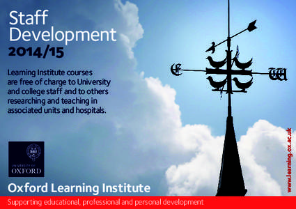 Staff DevelopmentOxford Learning Institute