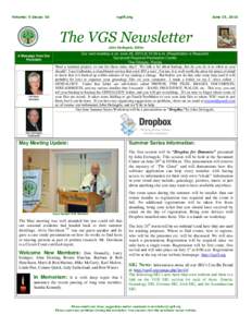 Volume: 5 Issue: 10  vgsfl.org June 15, 2013