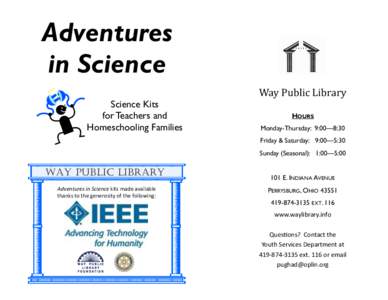Adventures in Science Science Kits for Teachers and Homeschooling Families