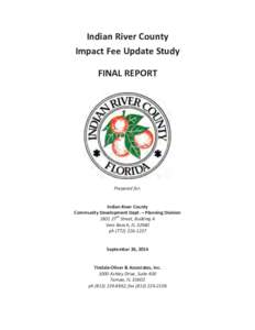 Indian River County Impact Fee Update Study Final Report