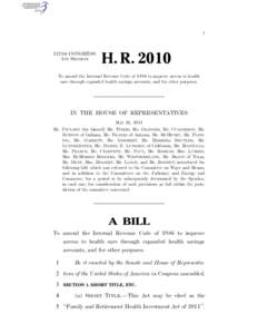 I  112TH CONGRESS 1ST SESSION  H. R. 2010