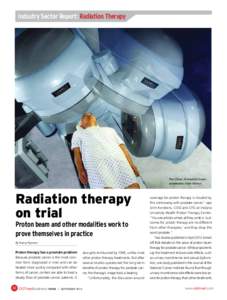 Industry Sector Report: Radiation Therapy  The Clinac iX medical linear accelerator from Varian  Radiation therapy