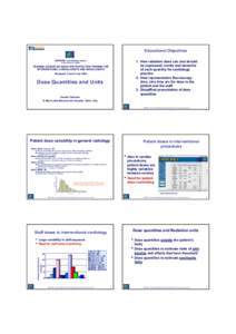 Microsoft PowerPoint - Padovani - Dose quantities and units