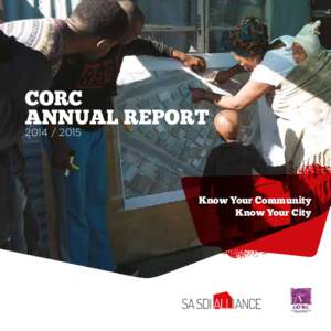 CORC ANNUAL REPORTKnow Your Community Know Your City