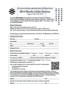 Seminar Registration Form