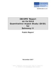 Microsoft Word - CEIOPS-DOCQIS3 Report final.doc