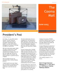 THE COOMA MAIL  IssueThe Cooma