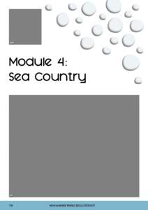 Module 4: Sea Country 78  NSW MARINE PARKS EDUCATION KIT