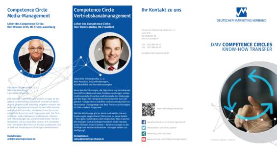 Competence Circle Media-Management Competence Circle Vertriebskanalmanagement
