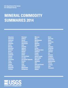 Mineral Commodity Summaries 2014