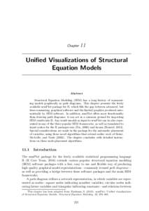 Chapter  11 Unified Visualizations of Structural Equation Models