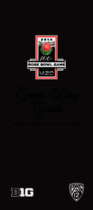 CONTENTS GAME DAY DIRECTIONS TO THE ROSE BOWL STADIUM 2
