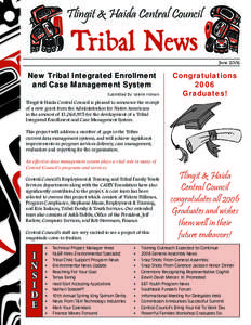 Tlingit & Haida Central Council  Tribal News June 2006