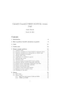 CalculiX CrunchiX USER’S MANUAL version 2.8p2 Guido Dhondt March 19, 2015  Contents
