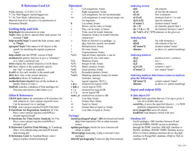 Microsoft Word - R Reference Card 2.0.doc