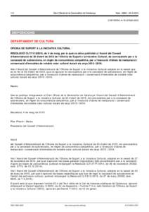 1/3  Diari Oficial de la Generalitat de Catalunya Núm2015 CVE-DOGC-A