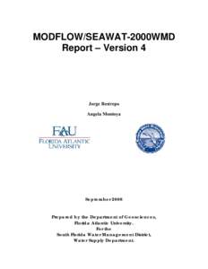 MODFLOW/SEAWAT 2000WMD Report