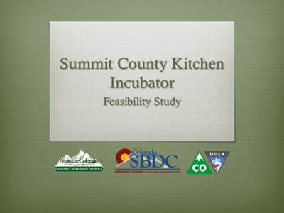 Summit County Kitchen Incubator